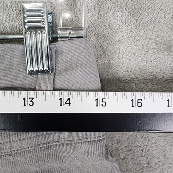 Womens JM Collection Gray Pants Straight Rayon Blend Stretch Hi Rise Size 4 - Picture 6 of 9